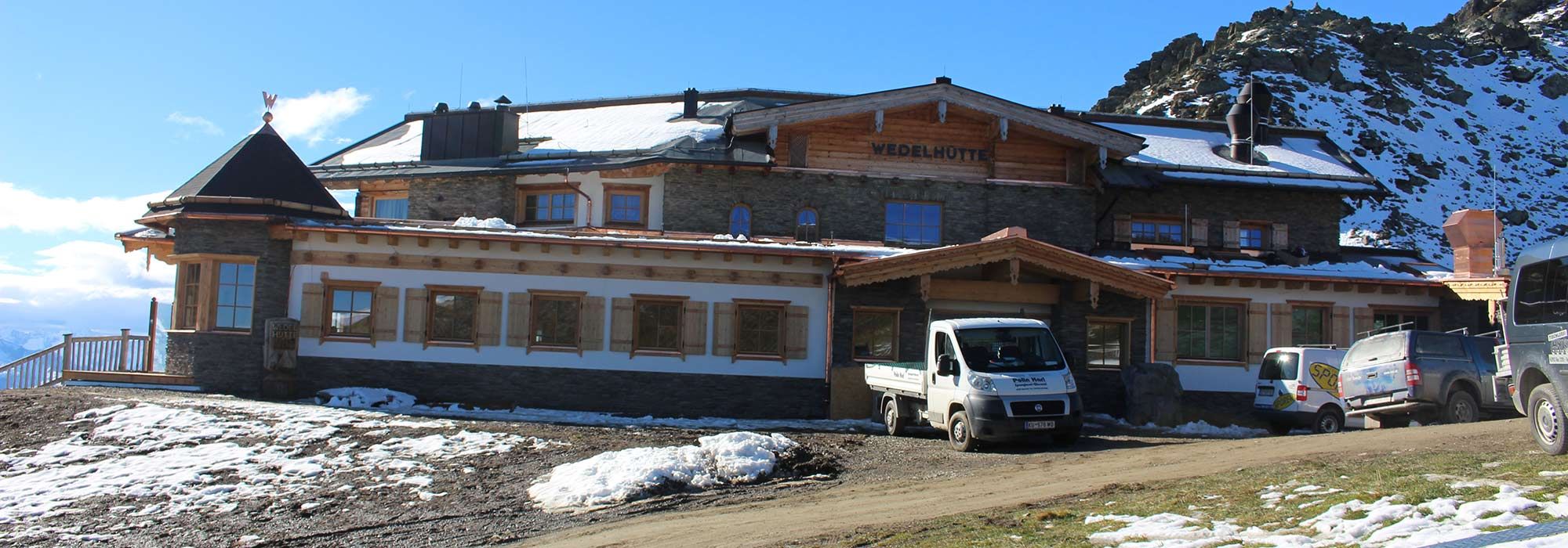 Spenglerarbeiten auf der Wedelhütte