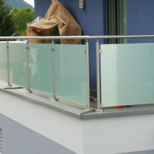 Glasgeländer, Balkon